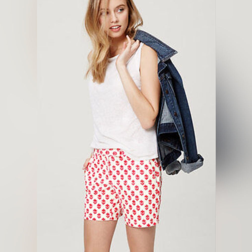 LOFT Riviera Cotton Shorts